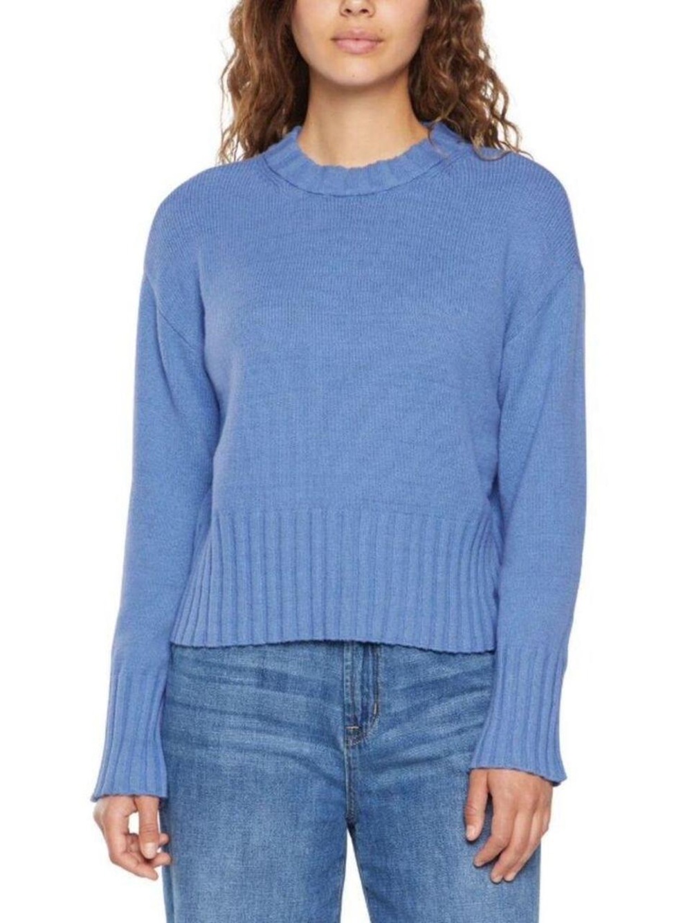 GAP Women's Light Blue Crewneck Sweater